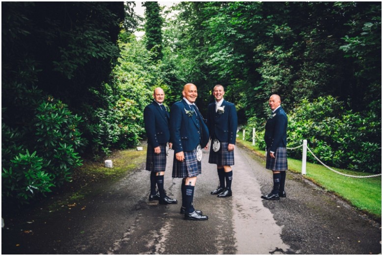 groom and his groomsmen