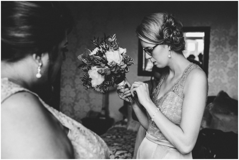 bride and her bridesmaids