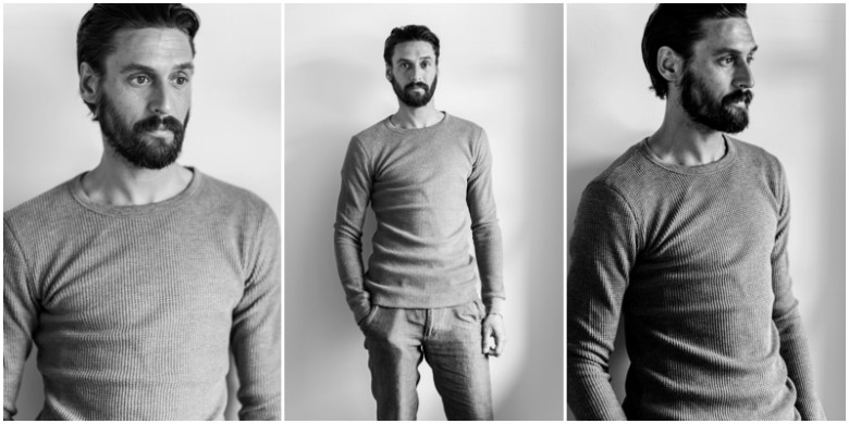 male model natural light image