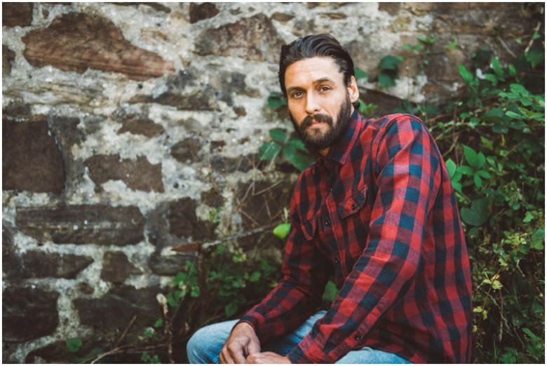 male model natural light image