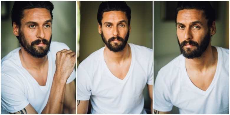 male model natural light image