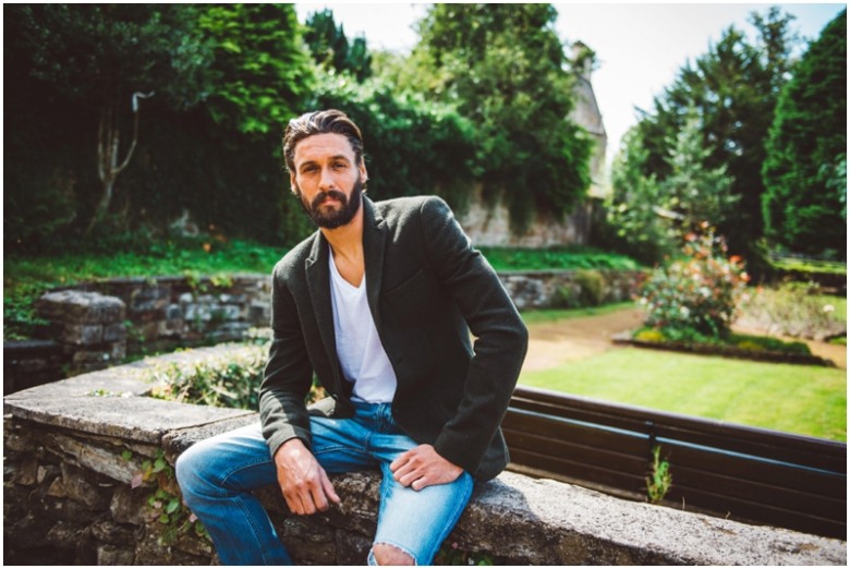 male model natural light image