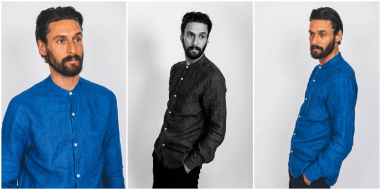 male model studio image