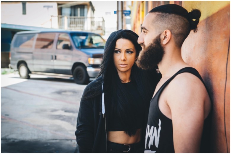 sports wear fashion images on streets of LA