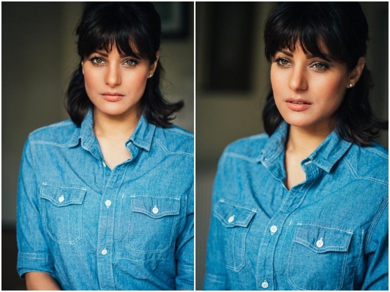 female model natural light portrait image
