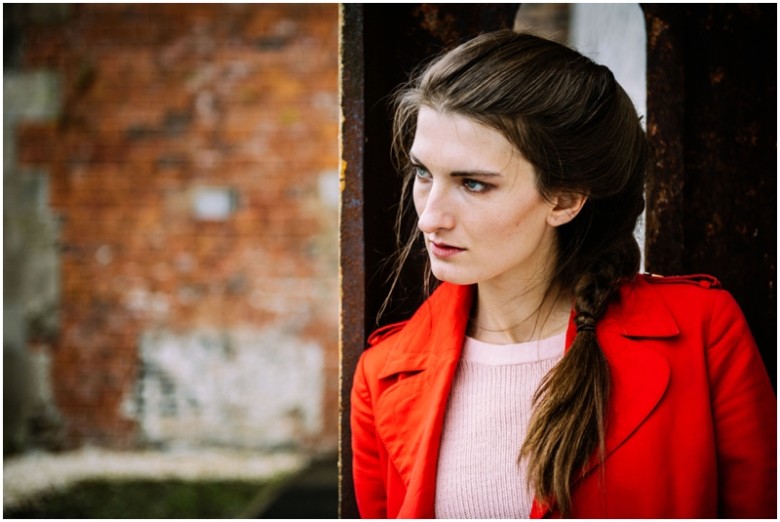 female model urban, natural light portrait image