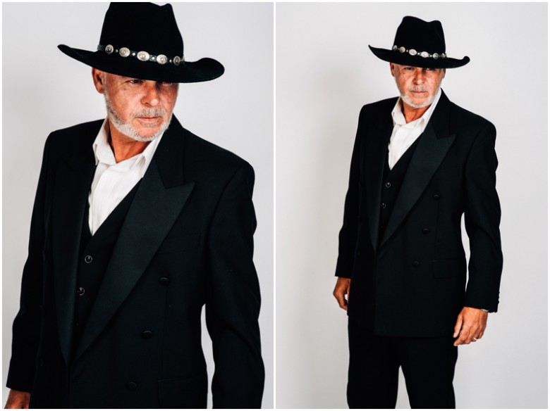 mature male model wearing a hat