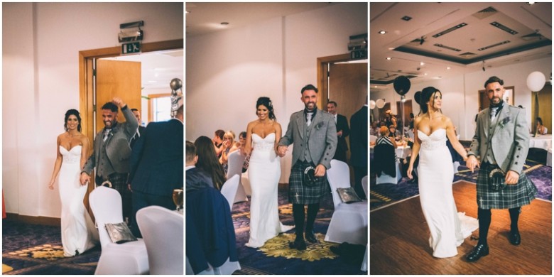 bride and groom first dance