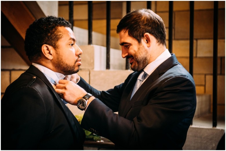 groom and groomsmen