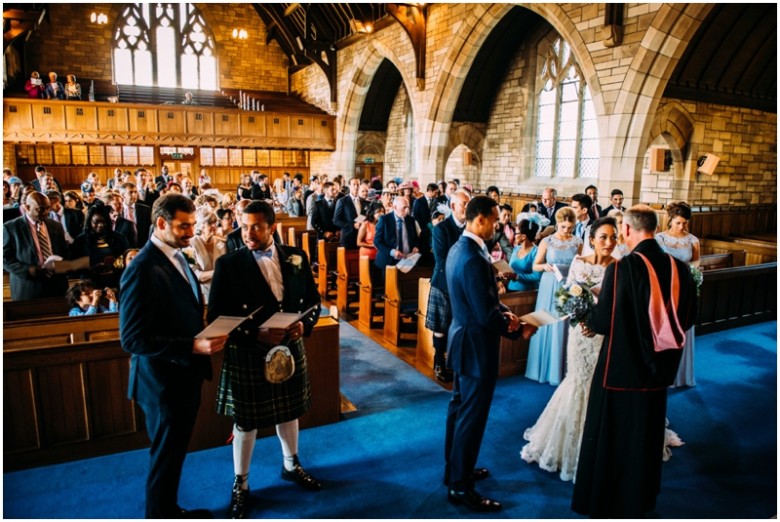 bride and groom wedding ceremony