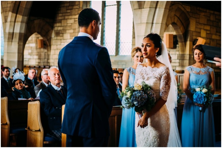 bride and groom wedding ceremony