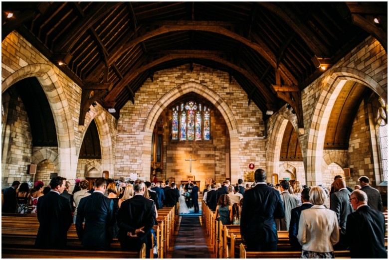 bride and groom wedding ceremony