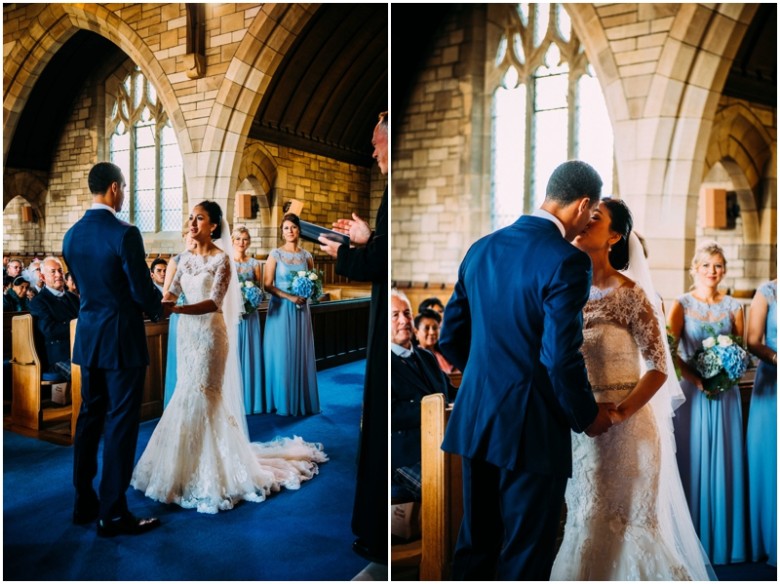 bride and groom wedding ceremony