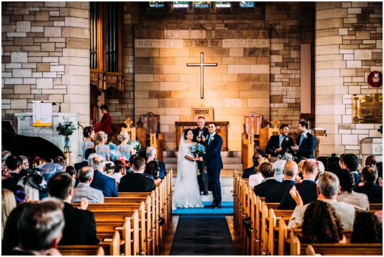 bride and groom wedding ceremony