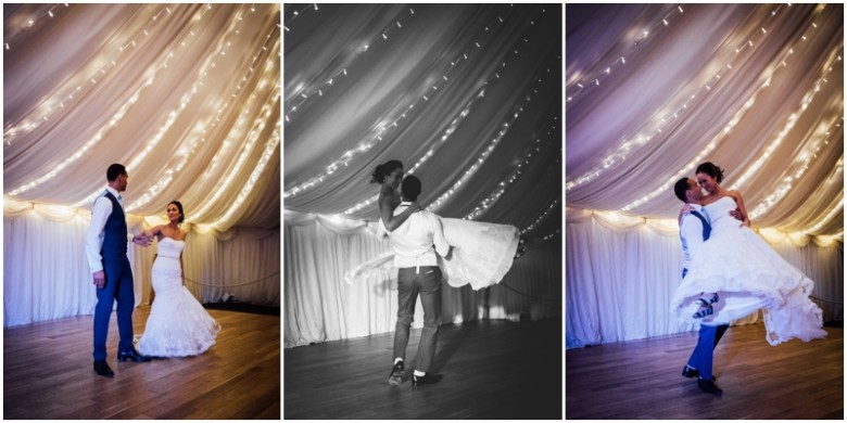 bride and groom's first dance