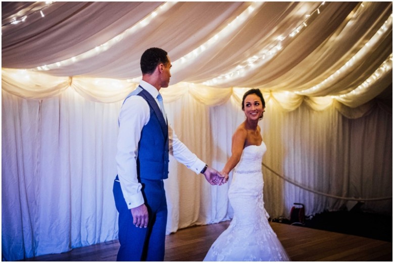 bride and groom's first dance