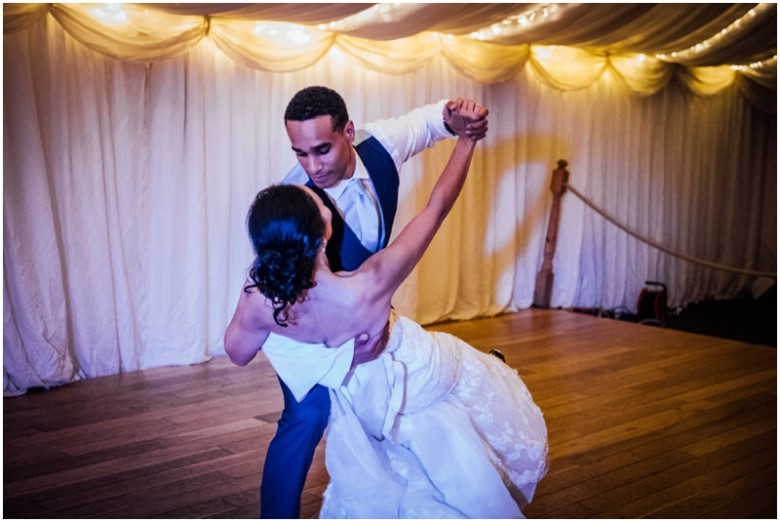 bride and groom's first dance