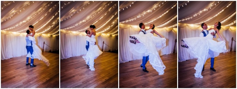 bride and groom's first dance