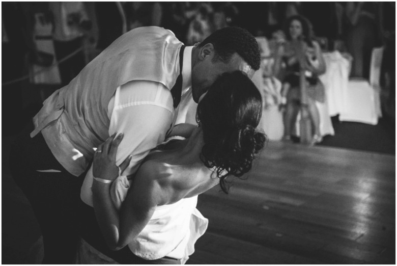 bride and groom's first dance