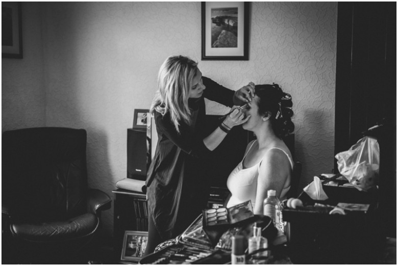 bride getting ready