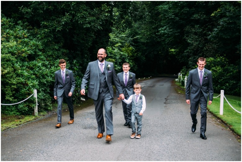 groom and his groomsmen