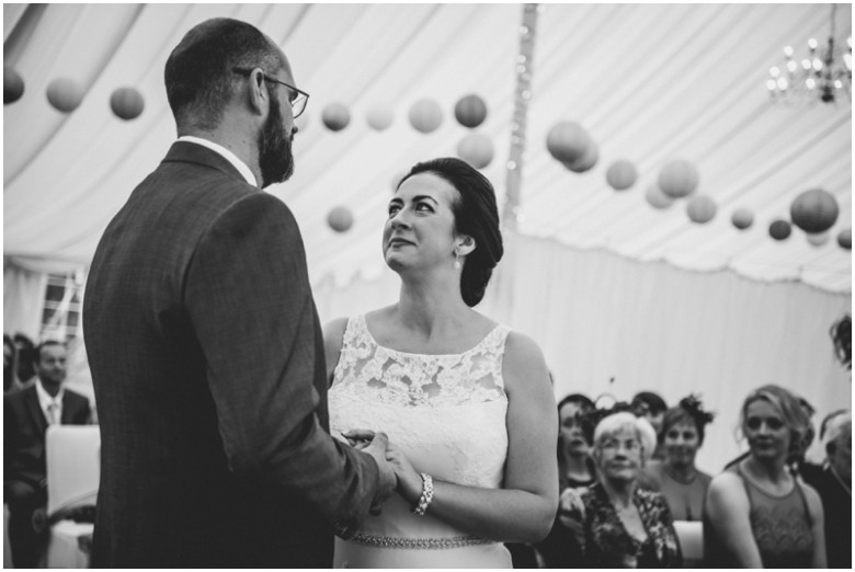 bride and groom getting married