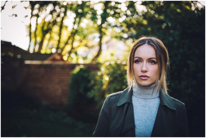 female model photographed in natural light 