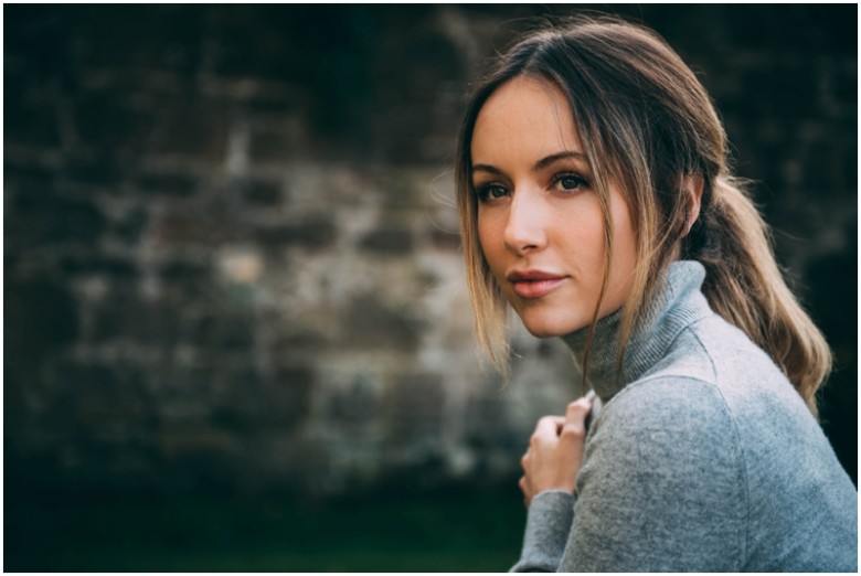 female model photographed in natural light 