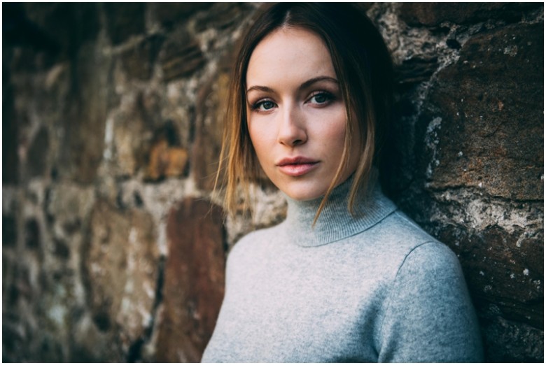 female model photographed in natural light 