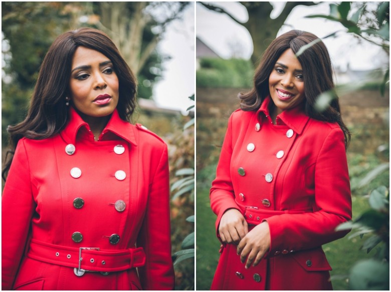 black female model in a garden fashion images