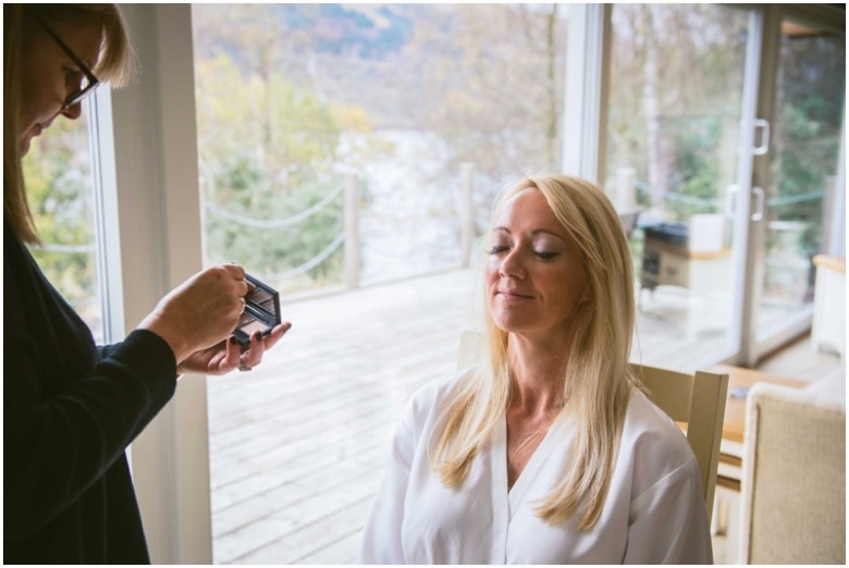 bride getting ready