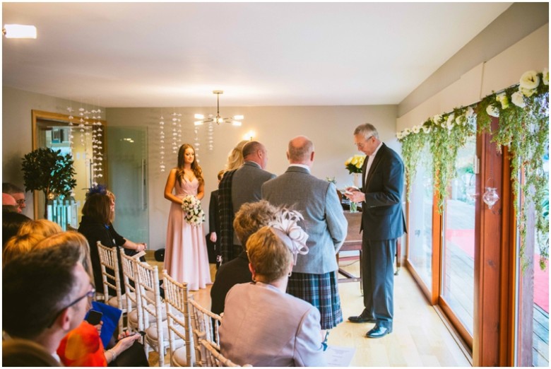 bride and groom wedding ceremony