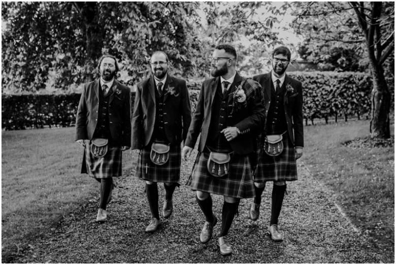 groom and his groomsmen