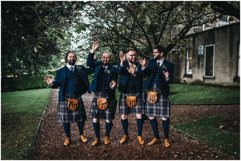 groom and his groomsmen