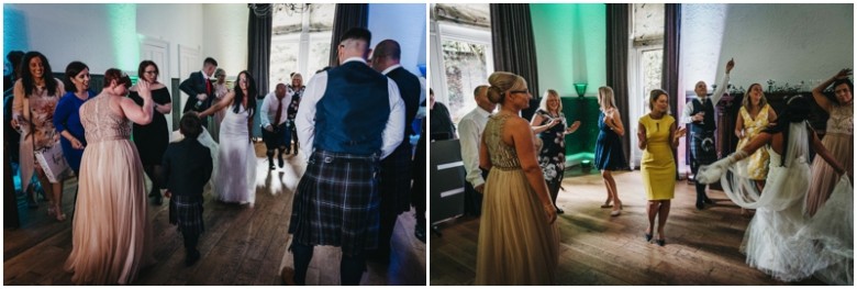 bride and grooms first dance