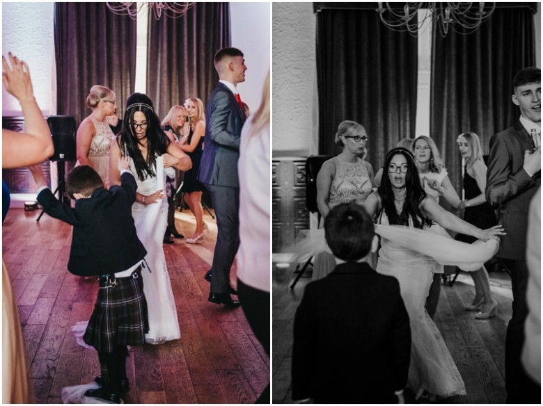 bride and grooms first dance