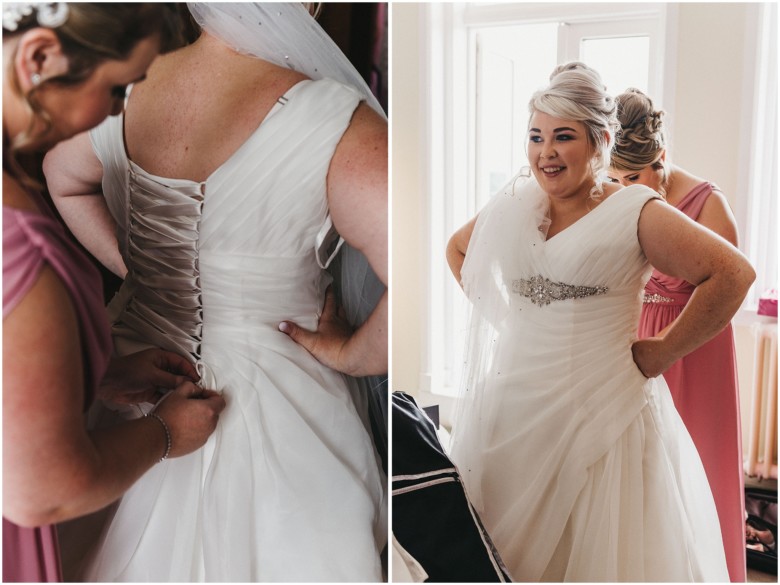 bride getting ready