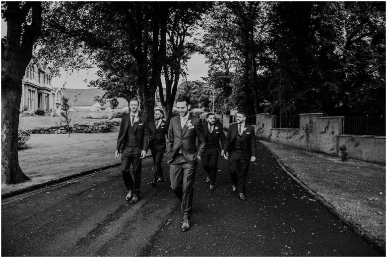 groom and his groomsmen