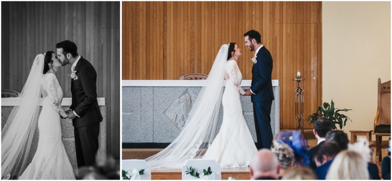 wedding ceremony in a church