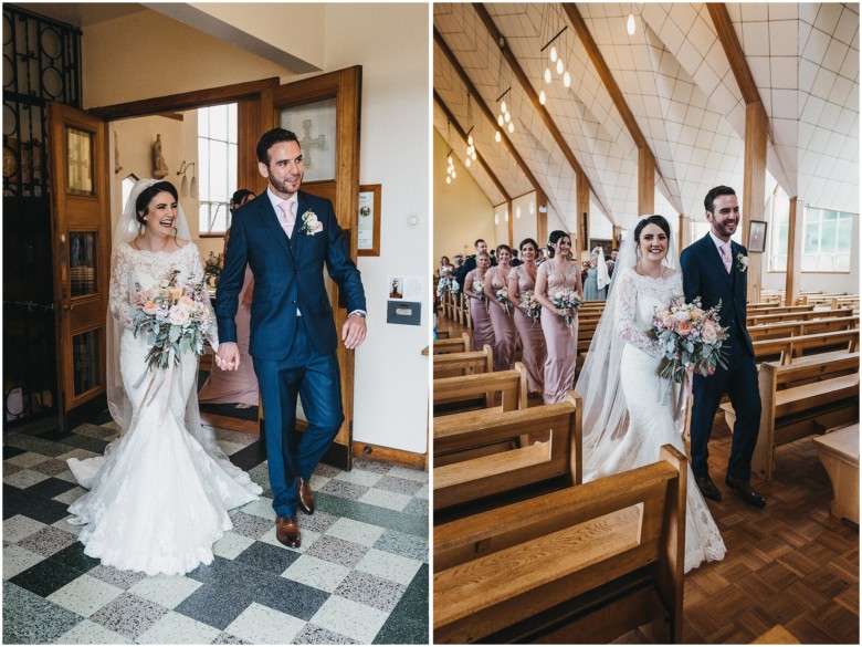 wedding ceremony in a church