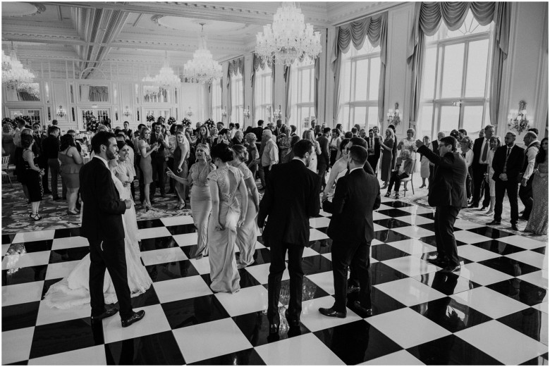 bride and groom's first dance