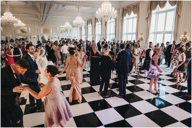 bride and groom's first dance