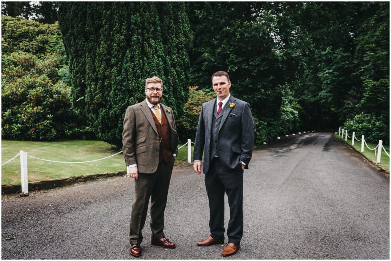 groom and his groomsman