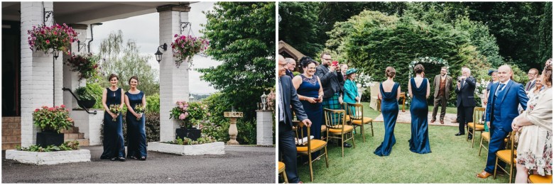 wedding ceremony in a country estate