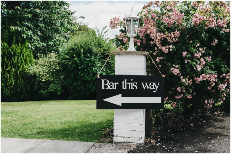 wedding sign