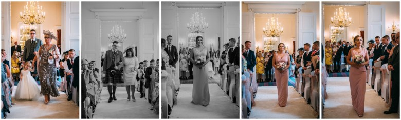 bride walking down the aisle