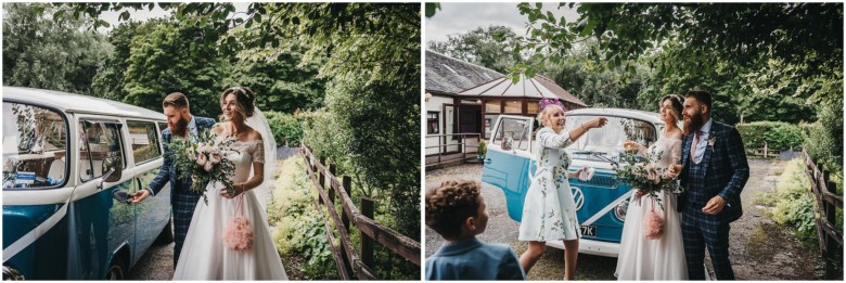 wedding VW camper van