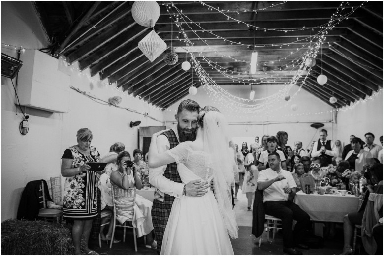 bride and groom's first dance