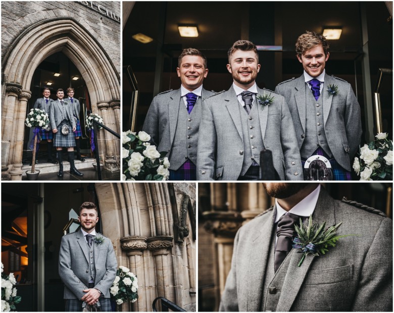 groom and his groomsmen