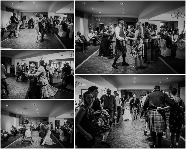 bride and groom first dance